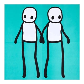 Stik, Holding Hands (Teal), 2020 For Sale