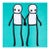 Stik, Holding Hands (Teal), 2020 For Sale