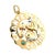 Metal Chantecler Capri 18k Large Logo Rooster Charm For Sale - Image 7 of 11