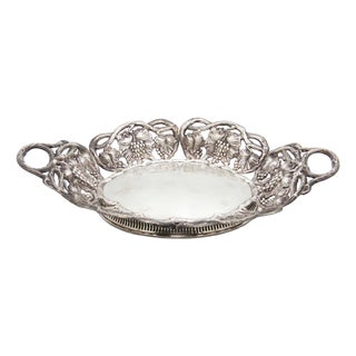 Fruit Bowl Centerpiece with Cutouts For Sale