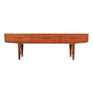 Vintage Danish Teak Lowboard, 1960s For Sale