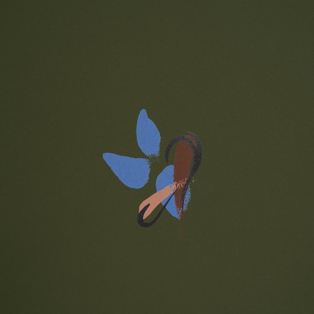 Contemporary SAMPLE - Schumacher x Backdrop La Belle Wallpaper In Olive For Sale - Image 3 of 4