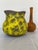 Vintage Haeger Stoneware, in bright 'sunset' orange and yellow, affectionately dubbed “orange peel” by collectors made it...
