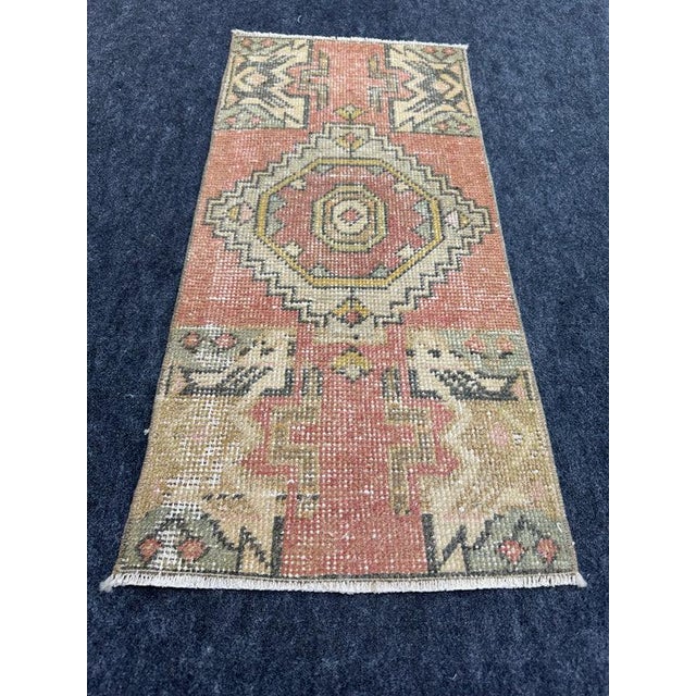 Turkish Yastik Rug 1'4" x 2'11" #23697 Explore a curated collection of hallway runners, wool rugs, and handmade...