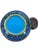 Traditional Mid-Century Chinese Cloisonné Floral Vase in Navy, Turquoise & Gold With Wood Stand For Sale - Image 3 of 4