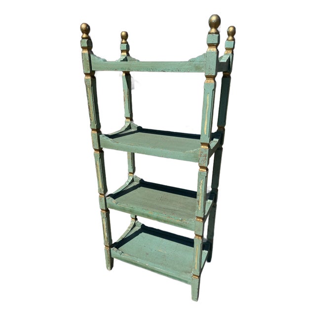 French Style Tiered Wooden Etageres For Sale