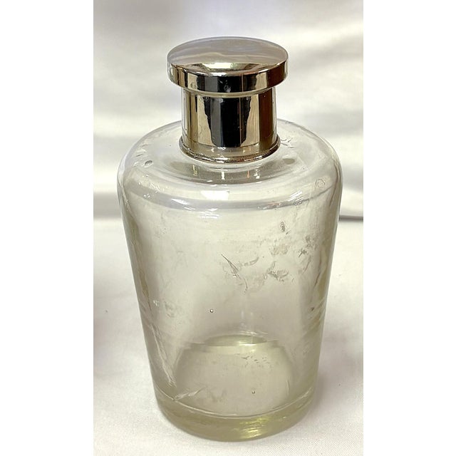 1930's German Travel Nesting Cocktail Shaker Set With Leather Case and Glass Insert For Sale - Image 15 of 17