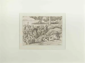 Sisto Badalocchio, Exodus 14, Old Testament Story, Etching, 1607