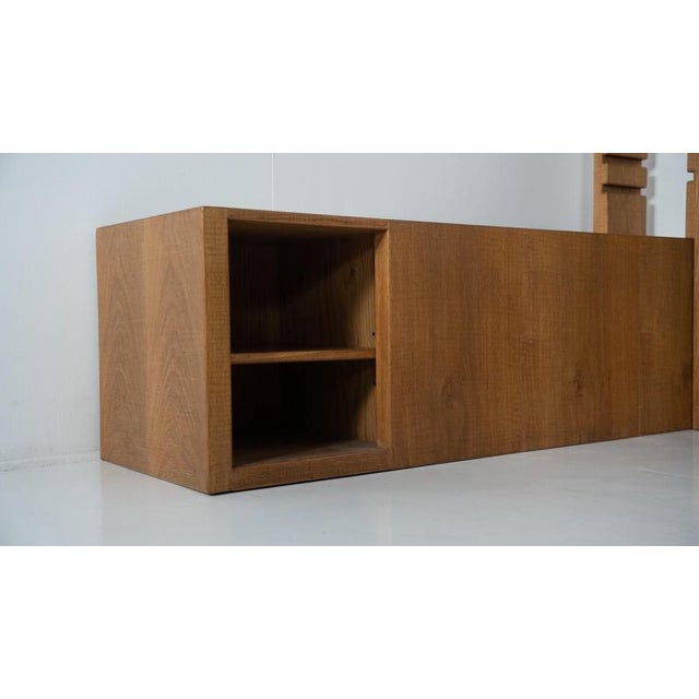 Large Bookshelf with Bench attributed to Guiseppe Rivadossi for Officina Rivadossi, Italy, 1970 For Sale - Image 10 of 18