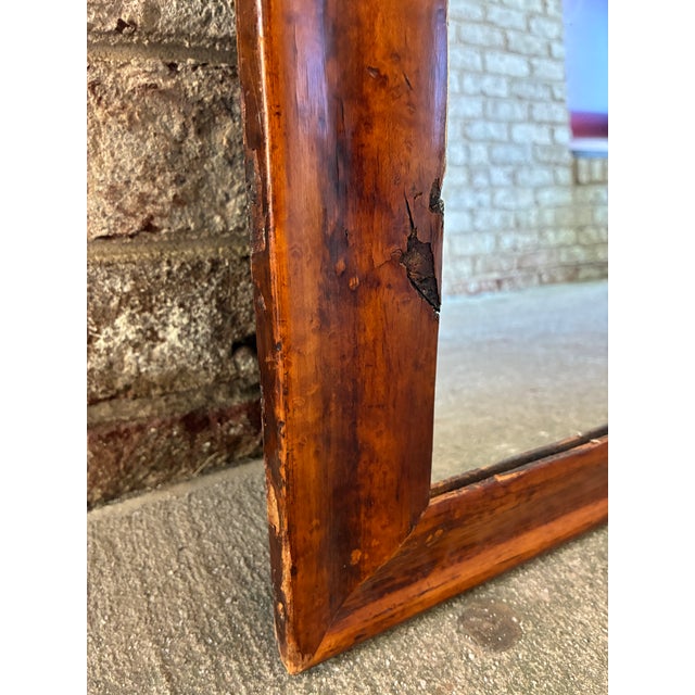 Wood Vintage Wooden Mirror For Sale - Image 7 of 14