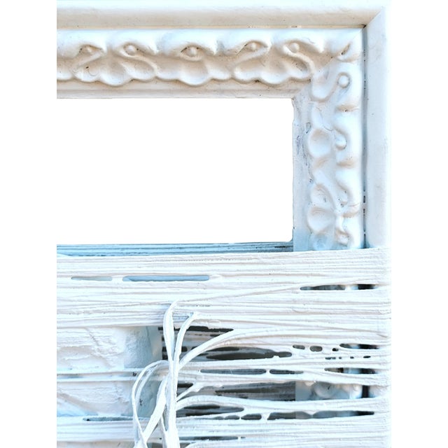 2022 “New Balanced Soul” Contemporary White Mixed Media & Found Object Shoe Painting by Tra' Slaughter For Sale - Image 4 of 10