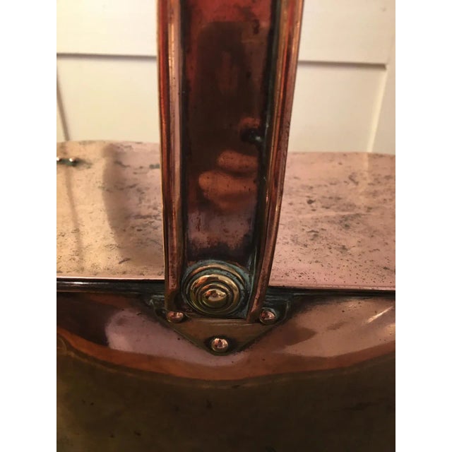 Antique Victorian Copper Watering Can For Sale - Image 9 of 11