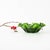 This small vintage glass bowl was produced in Portugal during the 1960s, most likely in Marinha Grande, the historic...