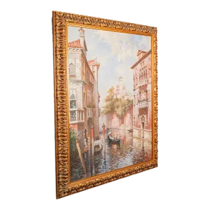 1980's Large Vintage Venetian Painting