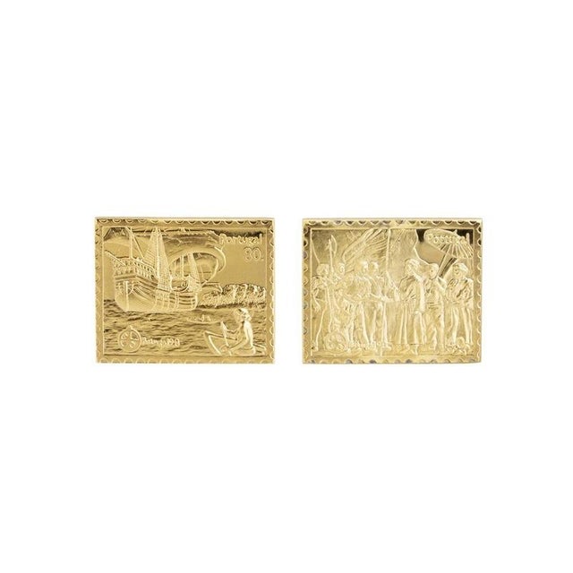 Commemorative Plaques in 925 Silver, Set of 2 For Sale - Image 6 of 6