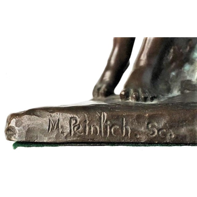 American Aestheticism, Griffoul Foundry Sculptural Bronze Bookends, Early XX C. - Set os 2 For Sale - Image 10 of 10