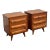 1950’s Mid Century Franklin Shockey Sculptural Pine 3 Drawer Nightstands - a Pair For Sale