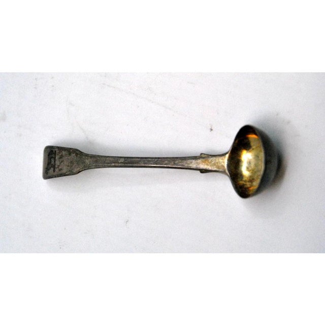 Silver Sugar Spoon with Animal Figure Engraved For Sale - Image 4 of 7