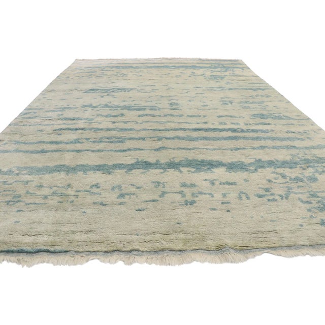 Vintage Modern Moroccan Rug - 09'02 X 12'06 For Sale - Image 4 of 10