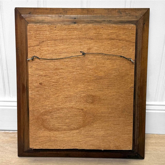 Antique Traditional Mahogany & Giltwood Wall Mirror - 12x14 For Sale - Image 11 of 11