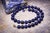 Royal Blue Lapis Lazuli Beaded Necklace With Sterling Silver Lapis Clasp, 17.5 Inches For Sale - Image 8 of 8