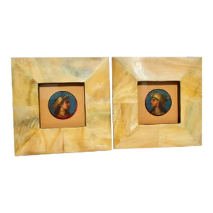 Egyptian Revival Portraits- Pair of 2