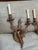 Rococo Late 20th Century Louis XV Rococo Style Gilt Bronze Wall Sconces, Pair For Sale - Image 3 of 11