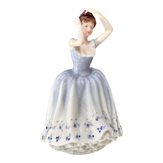 Vintage Hand Made Fine Bone China Royal Doulton Figurine "Sheila" (Hn2742) Designed by Douglas v. Tootle For Sale