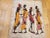 Vintage African Batik Wall Art, Hand Painted Textile Tapestry Wall Art For Sale - Image 11 of 12
