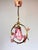 ⁠1970s Vintage Italian Pink Murano Ruffled Glass and Ceramic Rose Chandelier⁠ For Sale - Image 13 of 17