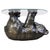 Vintage Sculptural Black Bear Coffee Table with Glass, 1970 For Sale - Image 12 of 12