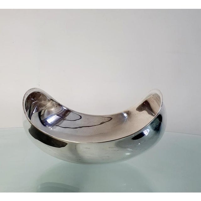 1970s Silver-Plated Candara Bowl attributed to Lino Sabattini, Italy, 1970s For Sale - Image 5 of 11