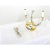 Brass French Vintage Brass and Crystal Wall Sconces - A Pair For Sale - Image 8 of 12