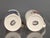 Vintage Italian Ceramic Cups and Tray, Italy, 1950s, Set of 3 For Sale - Image 4 of 8