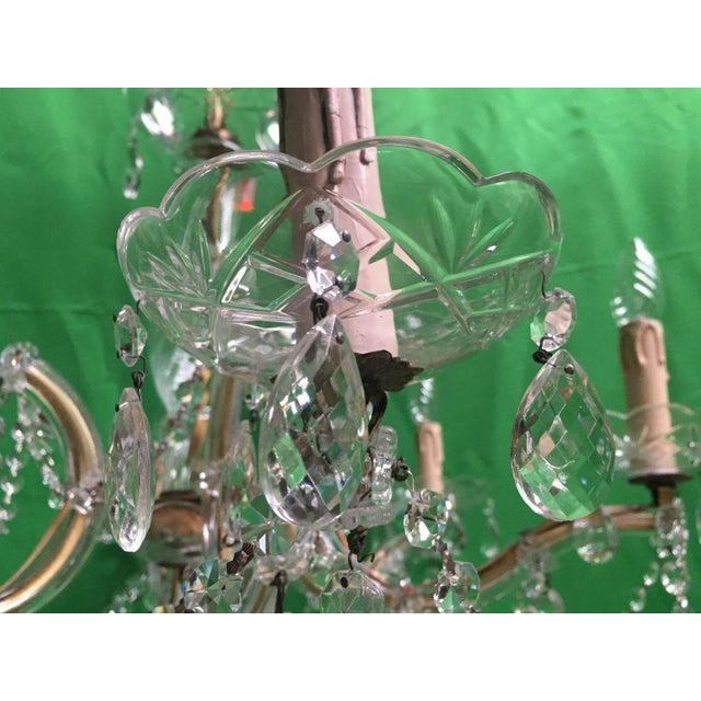 Crystal Chandelier, 1950s For Sale - Image 6 of 18