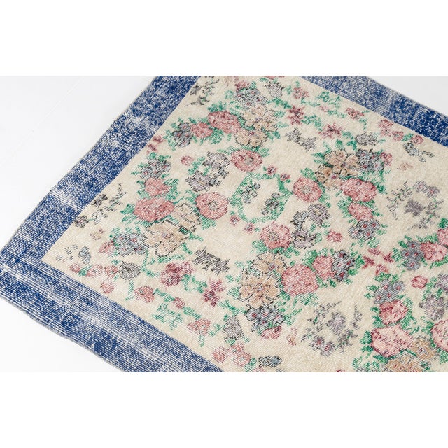 1960s Anatolian Decorative Tribal Carpet For Sale - Image 9 of 11