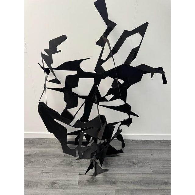 Large Abstract Metal Garden Sculpture from Gerard Coquelin, 2001 For Sale - Image 6 of 9