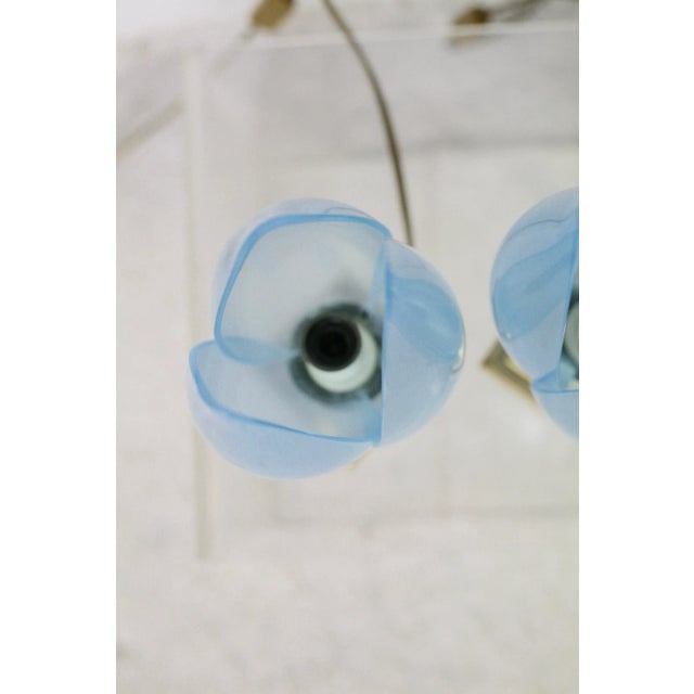 Blue Table Lamps from Rougier, 1970s, Set of 2 For Sale - Image 6 of 18