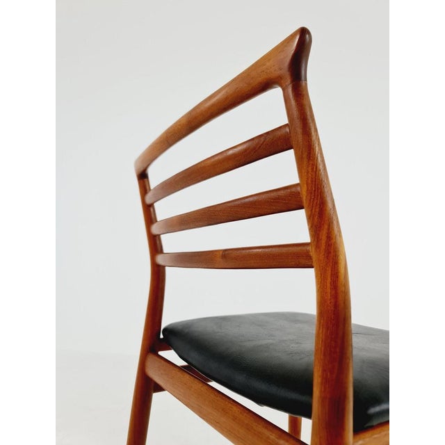 Brown Danish Modern Teak Chair by Erling Torvits for Soro Stolefabrik, 1960s For Sale - Image 8 of 11