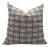 Fabdivine Throw Pillow Cover 24x24 Inch Handcrafted Block Print Thick Linen-Bijhni For Sale