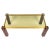 Rectangular Coffee Table in Wood, Brass and Smoked Glass, Italy, 1960s For Sale - Image 3 of 9