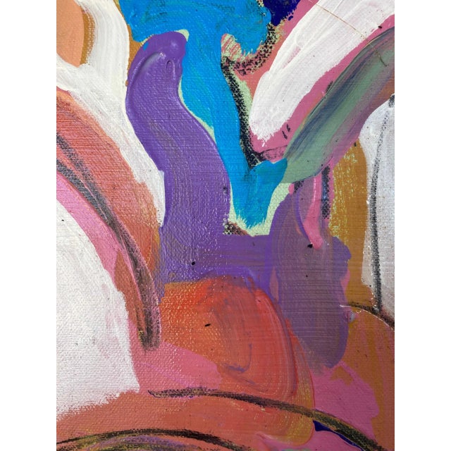 Contemporary "Lost Languages #2" Contemporary Abstract Mixed-Media Painting by G. Campbell Lyman For Sale - Image 3 of 8