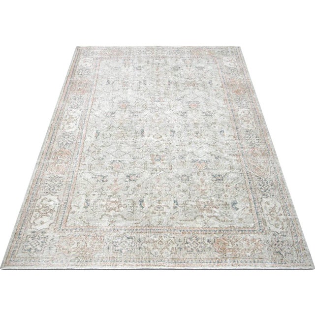 1960s Turkish Oushak Rug For Sale In Los Angeles - Image 6 of 7