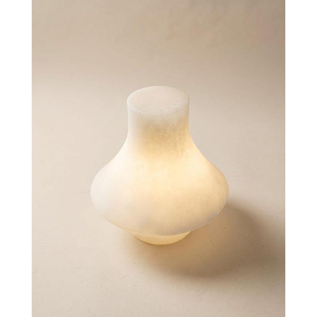 Contemporary Llar Alabaster Table Lamp by Luis Gimeno For Sale - Image 3 of 9