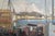 Boulard, Tuna Boats at Quayside, Oil on Panel, Mid-20th Century For Sale - Image 9 of 14