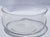1980s Art Deco Style Large Clear Wide Hand Blown Crystal Bowl Serving Piece For Sale - Image 5 of 13
