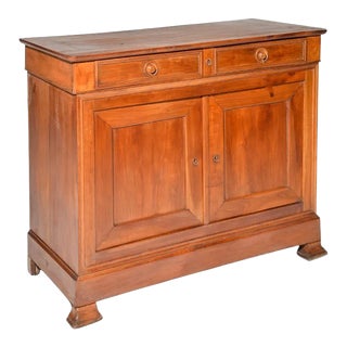 Early 20th Century Louis Philippe Two Drawer Buffet For Sale