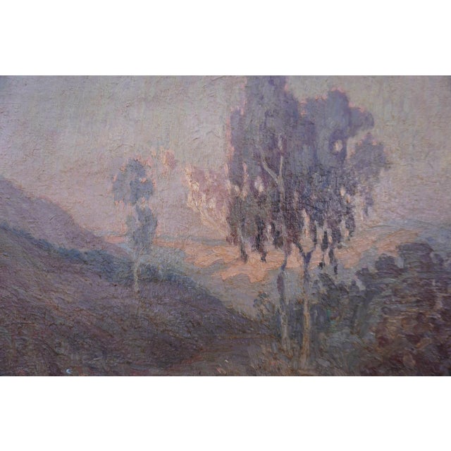 Impressionist George S Tilden - California Landscape - Oil on Canvas c.1920s For Sale - Image 3 of 6