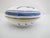 Ceramic Japanese Shunga Secret Erotica Blue Porcelain Seal Paste or Trinket Jar With Lid For Sale - Image 7 of 10