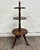 Antique Victorian or George III Walnut Tripod Revolving Display Stand Dumbwaiter For Sale - Image 9 of 10